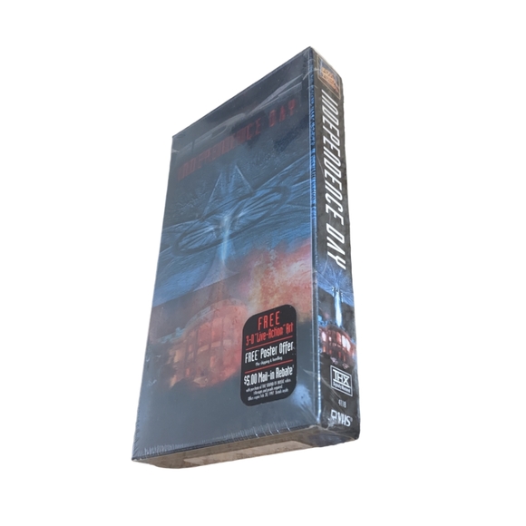 💥🆕 Independence Day VHS - Picture 1 of 2